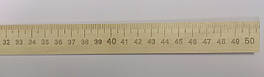 Лінійка дер.50см "ЛЮКС КОЛОР" (Шовкографія)