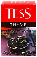 Чай TESS Thyme Чорний з цедрою лимона, апельсина та чебрецем листовий 90 г (4823096800622)