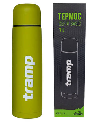 Питний термос Tramp Basic UTRC-113, 1 л (Olive), фото 1