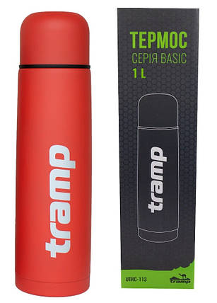 Питний термос Tramp Basic UTRC-113, 1 л (Red), фото 1