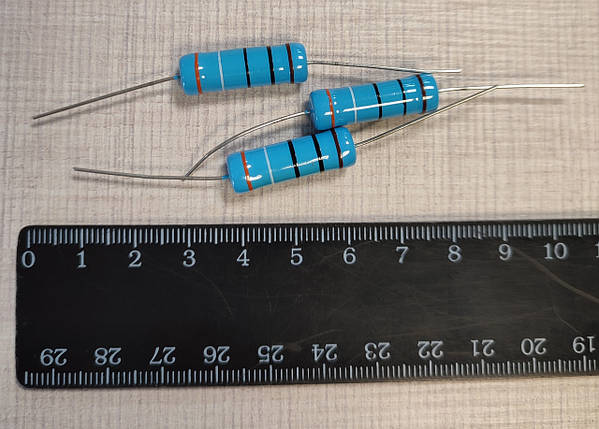 Резистор 5Вт 390Ом 24х8,5мм ecoflow, фото 1