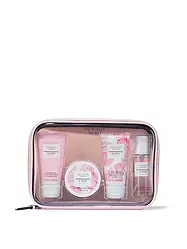 Подарунковий набір косметики для тіла Victoria's Secret Pomegranate & Lotus Гранат та Лотос, у косметичці
