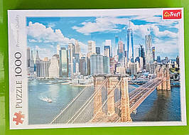 Пазли Бруклінський міст. Нью-Йорк. США (1000 елементів). Trefl