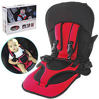 Бескаркасное детское автокресло (9 мес- 4 г) Multi Function Car Cushion, Красное / Портативное сидение в авто