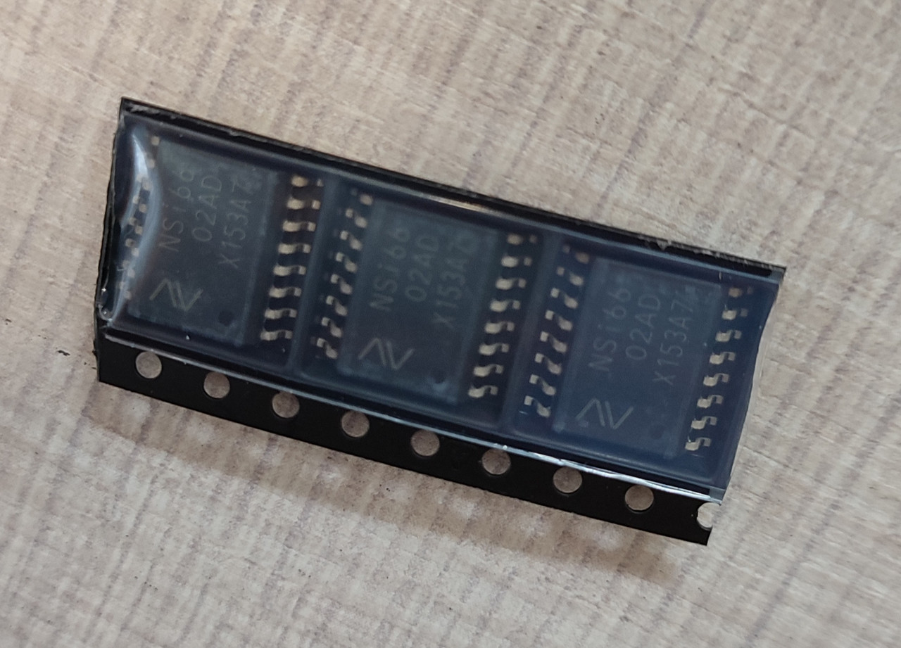 Микросхема драйвер NSI6602AD dual-channel digital isolation chip SOW16