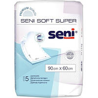 Одноразові пелюшки SENI SOFT Super 90х60 см (5 шт) (5900516690328)