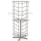 Стійка обертова MONO-90, настільна, 6 граней, 90 місць, біла. Торговельне обладнання для продажу окулярів у магазин, фото 4