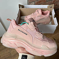 Женские Кроссовки Balenciaga Triple S Clear Sole Pink 37-39-40