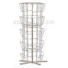 Стійка обертова BENARDO-30, H950 D360 (30 місць, 6 граней, настільна). Торгова рекламна вертушка для аксесуарів, листівок, друку, фото 6