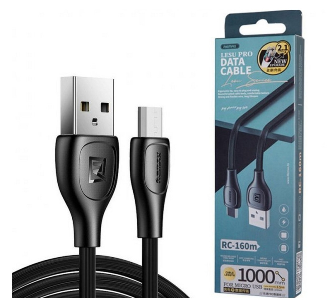 Зарядний кабель Remax RC-160m MicroUSB