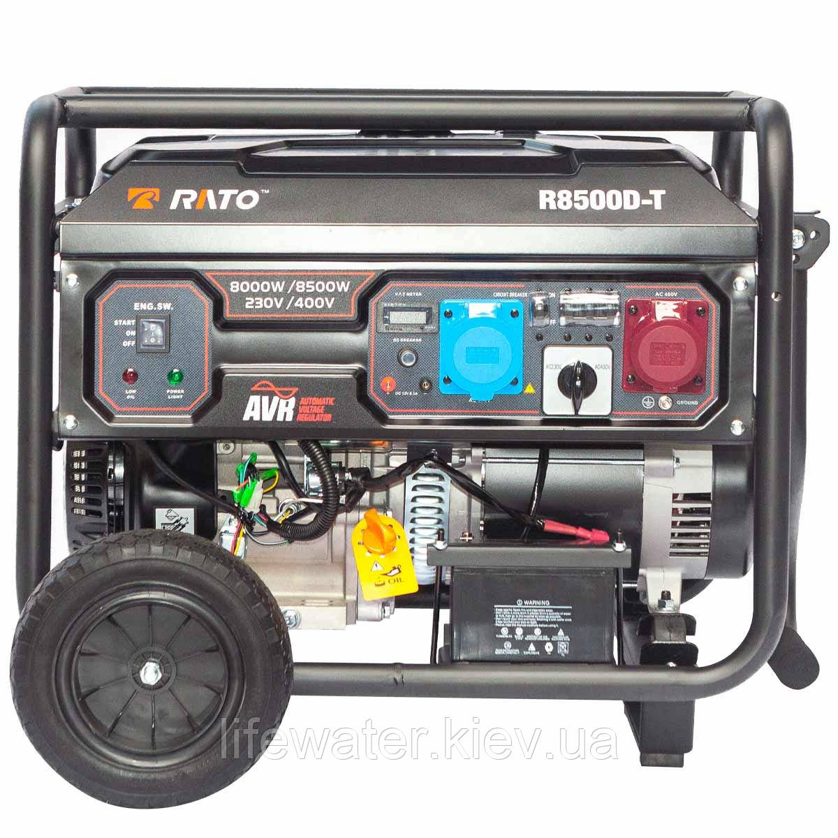 Rato Генератор бензиновий трифазний RATO R8500D-L2 (6.8 кВт), фото 1