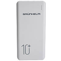 Повербанк Power Bank Grunhelm GP-03AW 10000 mAh (портативна батарея, білий) 108764-88