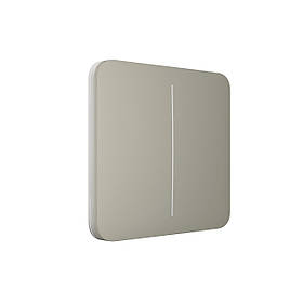 Вимикач Ajax LightSwitch 2-клавішний Оливковий