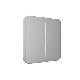 Вимикач Ajax LightSwitch 2-клавішний Димчастий