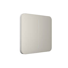 Вимикач Ajax LightSwitch 2-клавішний Устричний