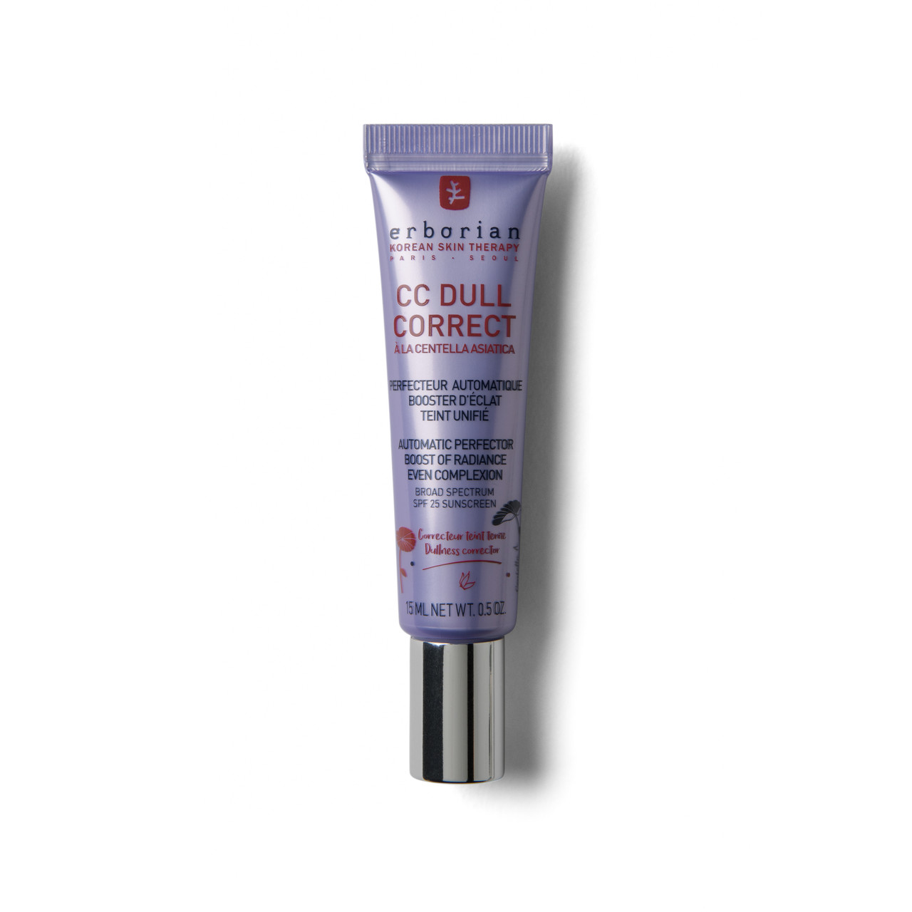 Тональний СС крем для обличчя Dull Correct коригувальний з SPF 25 фільтром Erborian CC