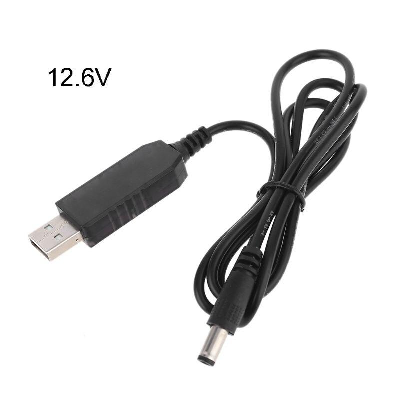 Перетворювач, кабель підвищуючий для роутера 5 V-12,6 V USB to DC 5.5х2.1 для роутера, модему, маршрутизатор, фото 1