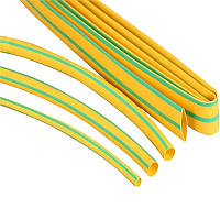 Трубка термоусадкова, 4 мм, жовто-зелена, (1уп-50 м), CB-YGT 4.0