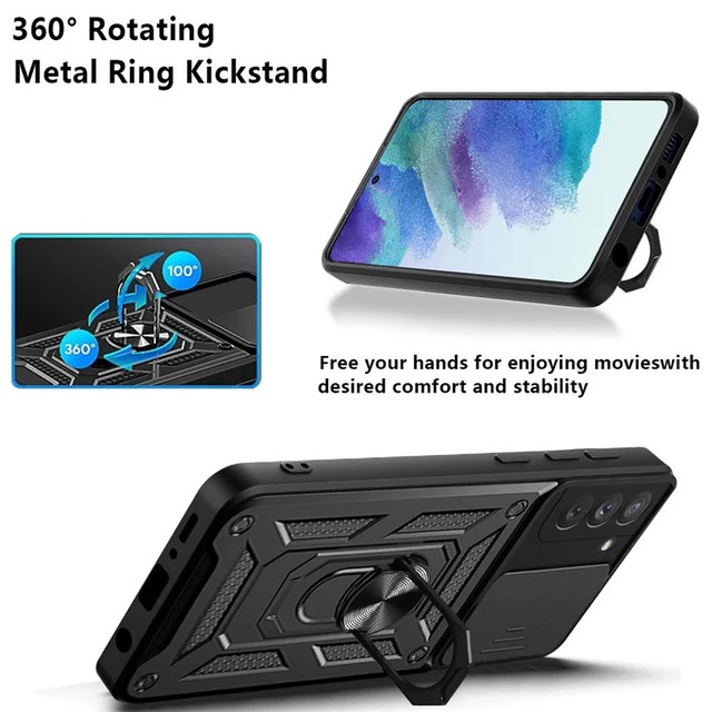 Ударостійкий чохол Camshield Serge Ring for Magnet для Samsung Galaxy A02s (SM-A025FZ) Ударостійкий чохол Camshield Serge Ring for Magnet для Samsung Galaxy A02s (SM-A025FZ)