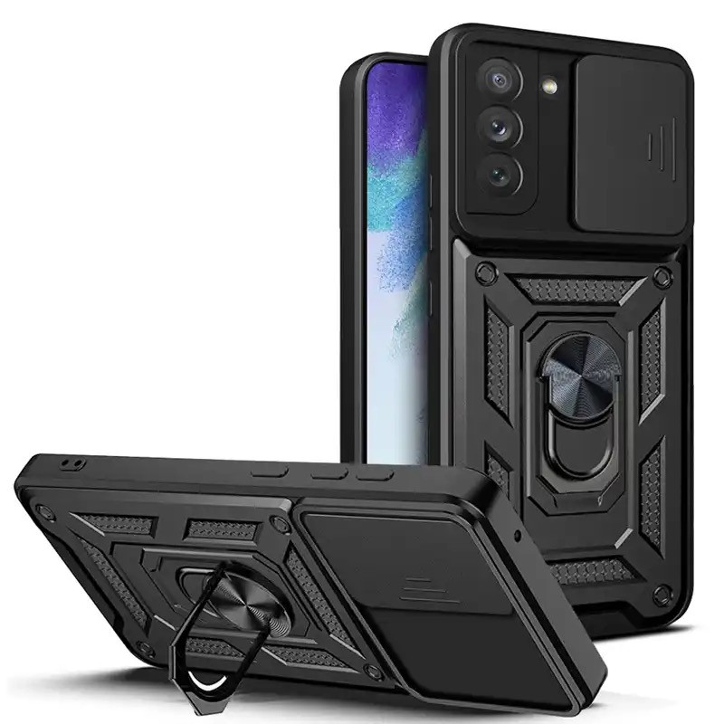 Ударостійкий чохол Camshield Serge Ring for Magnet для Samsung Galaxy A02s (SM-A025FZ)