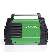 APRO Зварювальний апарат інверторний MMA-280 K 20-280 А ел.5 мм 2.5+1.5 м кейс, фото 5