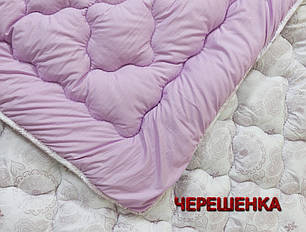 Двоспальна демісезонна ковдра 175х215 стьобана мікрофібра / холофайбер двостороння, фото 2