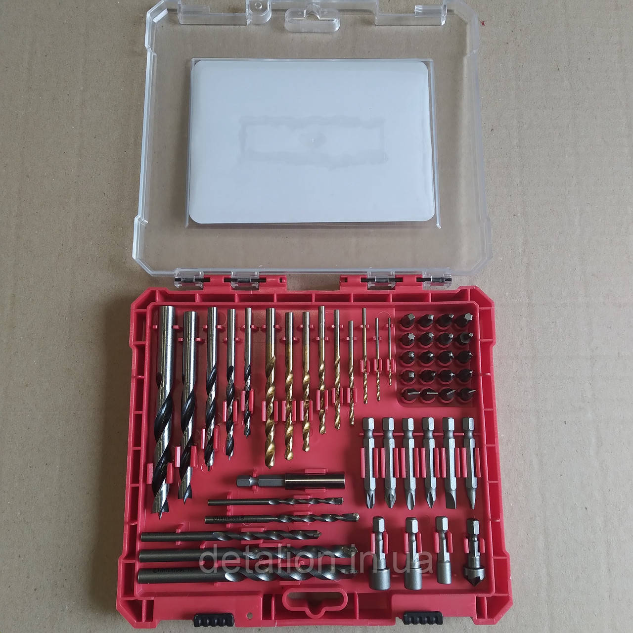 Набір свердел і біт 50 шт INTERTOOL SD-0050, фото 1