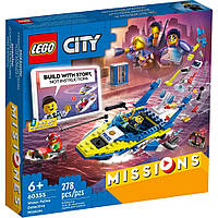 Конструктор LEGO City Missions Детективные миссии водной полиции 60355, World-of-Toys