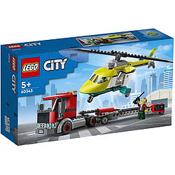 Конструктор LEGO City Перевезення рятувального гелікоптера 60343, Land of Toys