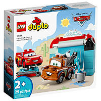 Конструктор LEGO DUPLO Disney TM Развлечения Молнии МакКвина и Сырника на автомойке 10996-, Land of Toys