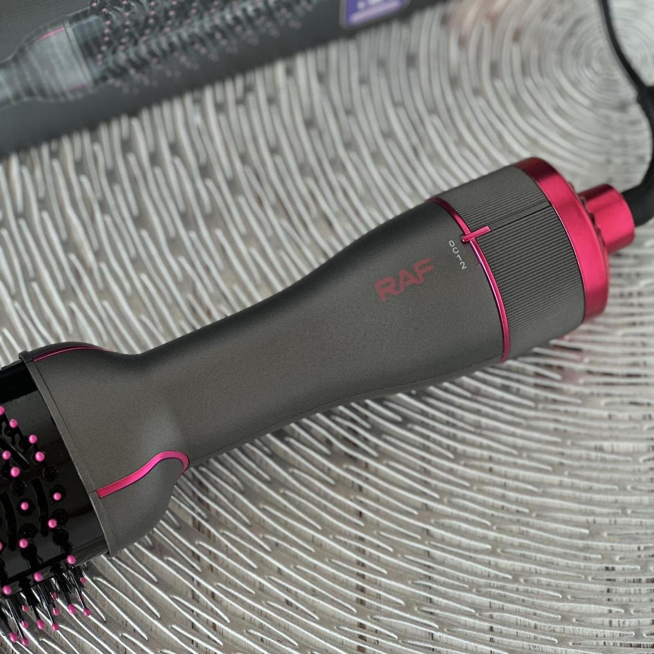 Фен-щетка для укладки волос RAF R.411P стайлер для волос 1200 Вт (ID ...