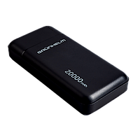 Повербанк Power Bank Grunhelm GP-27AB 20000 mAh (портативна батарея, чорний)