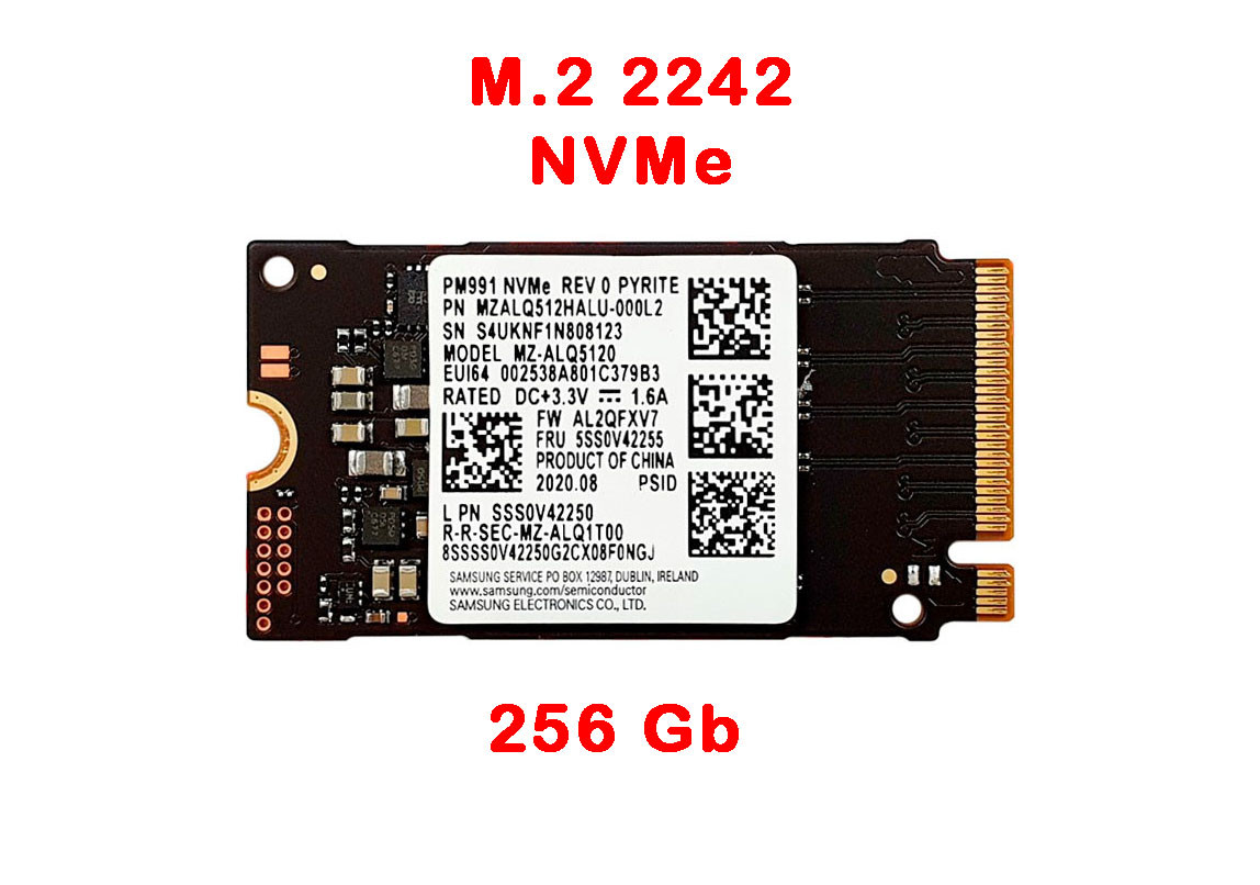 Накопичувач SSD M.2 2242 256Gb Samsung PM991 NVMe