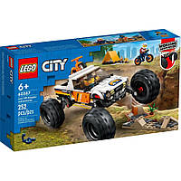 Конструктор LEGO City Приключения на внедорожнике 4x4 60387, Lala.in.ua