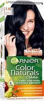 Стійка крем-фарба для волосся Garnier Color Naturals, 1.10 Чорне вугілля