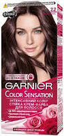 Стійка крем-фарба для волосся Garnier Color Sensation, 2.2 Темний Онікс