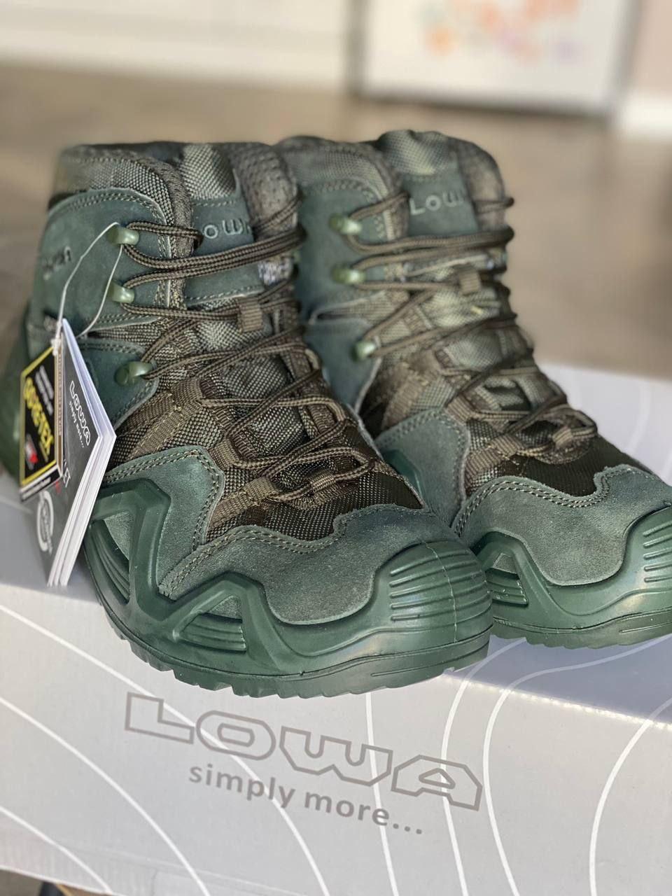 Тактические Берцы Олива LOWA, Военные Ботинки Демисезонные, Спецобувь ...