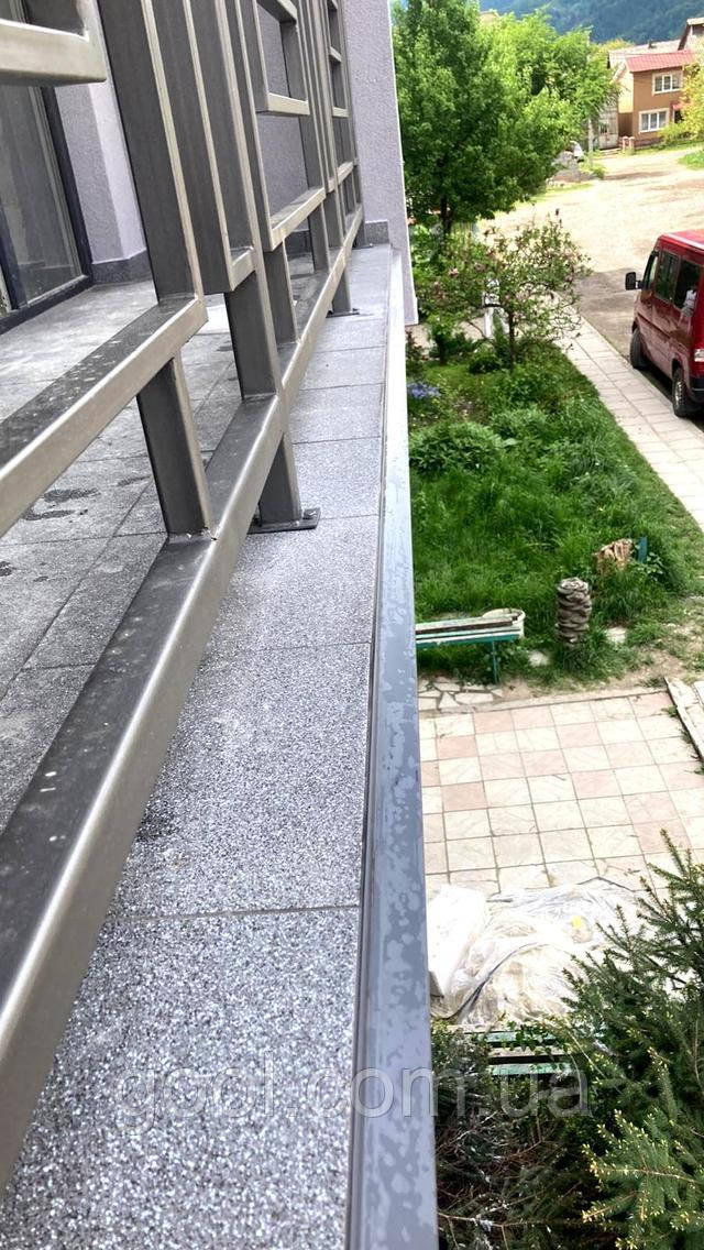 Карнизный Капельник для Балкона и Террасы Окончание и Защита для Плитки ...