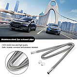 Вихлопна труба гофра D = 25 mm L = 1200 mm генератор, авто, мото, вебасто, фото 9