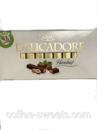 Шоколад з ніжною горіховою начинкою Delicadore Baron Haselnut (Горіх), 200 г Польща, фото 2