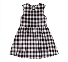 Сукня для дівчинки Bembi ПЛ349 тканина сорочкова чорна з білим 80