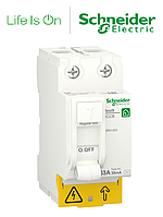 Выключатель дифференциального тока, УЗО, 2P, 63A, 30mA,Schneider Electric Resi9 R9R51263