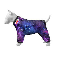 Дождевик для собак WAUDOG Clothes, рисунок "NASA21", размер S32, В 47-50 см, С 35-38 см