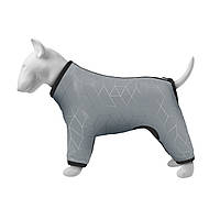 Дождевик для собак WAUDOG Clothes, светоотражающий, размер L50, В 70-74 см, С 47-50 см