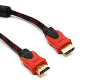 Кабель HDMI M - M, 5.0 м, V1.4 до 4K 30Hz, обплетення