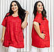 Туніка жіноча літня великих розмірів, фото 3
