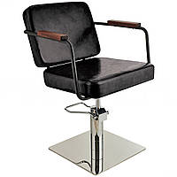 Перукарське крісло Ayala Enzo з хромованою квадратною основою