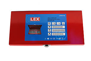 Набір біт IMBUS і TORX 40 пр. Біти граненки, Торкс Набір Біт lex Металевий кейс, фото 3
