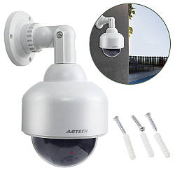 Муляж камери відеоспостереження від батарейок, DUMMY S2000 / Муляж зовнішнього спостереження / Камера обманка