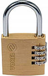 Навісний Кодовий Замок 50 мм Латунний (77609), фото 2
